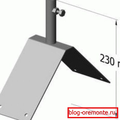 Monture de faîte standard pour éolienne