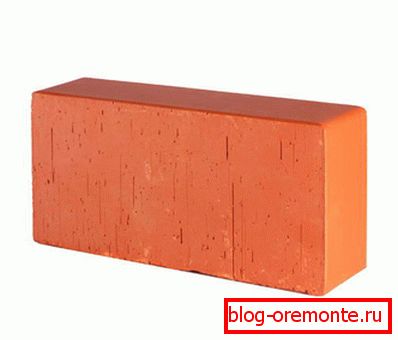 Brique rouge unie pour cheminée