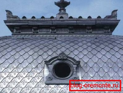 Toit en bardeaux d'aluminium