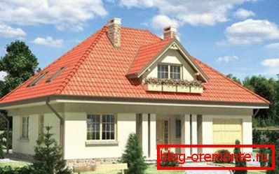 Immeuble résidentiel à toit en croupe