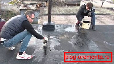Imperméabilisation au mastic bitume