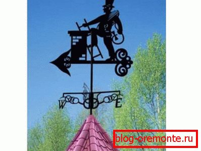 Moulin à vent de crête en vue de ramoneur
