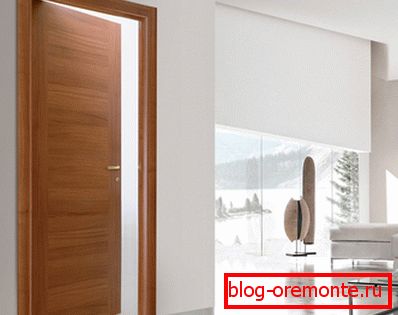 Exemple de porte intérieure réalisée à la main