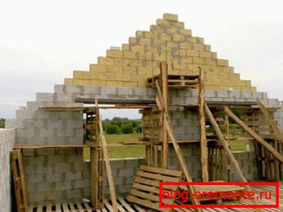 Construire des pignons à partir de blocs