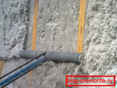 Réchauffement d'un écowool à toit mansardé