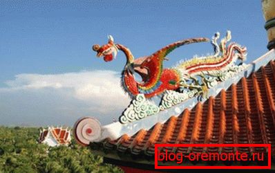 Toiture de style chinois