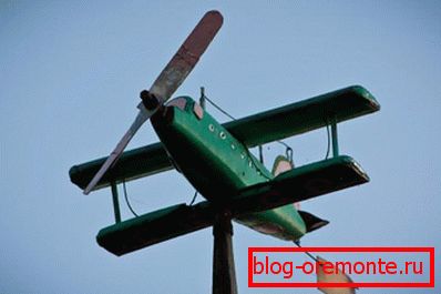 Une éolienne fabriquée par nos soins