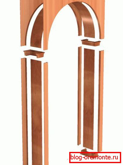 Arch dans la porte avec leurs propres mains Arch dans la porte avec leurs propres mains