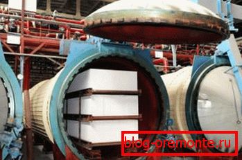 Autoclave avec lot de blocs Autoclave avec lot de blocs
