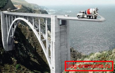 La marque de béton M400 est idéale pour les travées de pont La marque de béton M400 est idéale pour les travées de pont
