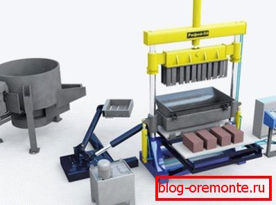 Bétonnière et machine pour la fabrication de blocs de béton kéramzite Bétonnière et machine pour la fabrication de blocs de béton kéramzite