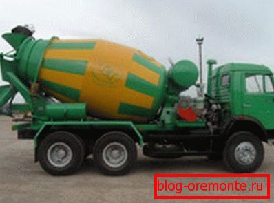 Camion béton avec courroie hydromécanique Camion béton avec courroie hydromécanique