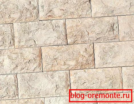 Dolomite pour la façade