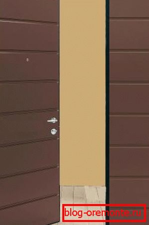 Double porte avec boulons fixes doubles portes