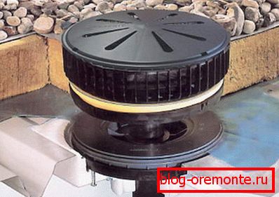 Installer l'entonnoir de drainage