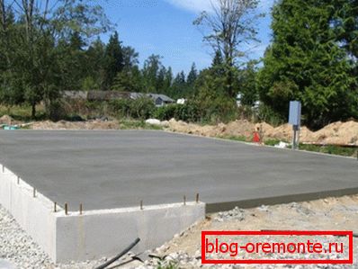 La fondation du béton cinq centième La fondation du béton cinq centième