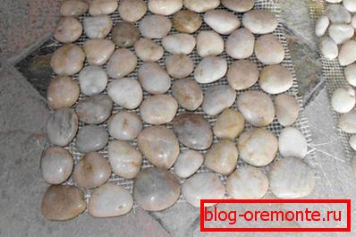 Mosaïque de galets