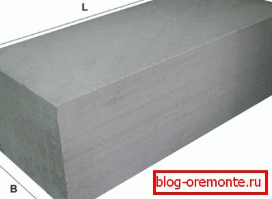 Béton à gazный блок имеет точную геометрию Béton à gazный блок имеет точную геометрию