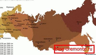 Profondeur de gel du sol dans les régions de la Fédération de Russie. Profondeur de gel du sol dans les régions de la Fédération de Russie.