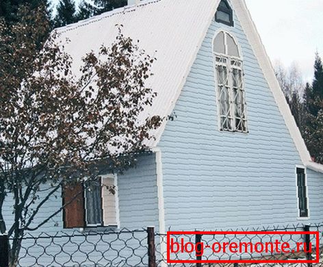 Revêtement bleu - toit léger