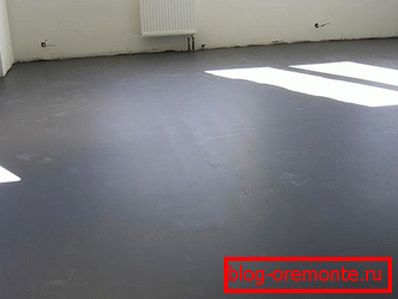Utiliser une chape autolissante