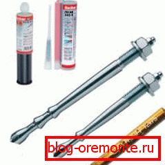 Ancrage chimique avec capsule de colle