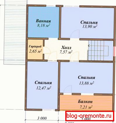 Et même l'espace mansard est distribué. Et même l'espace mansard est distribué.