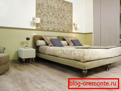 Tons olive clair à l'intérieur