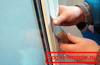 Porte de balcon en plastique - réparation de paquets de verre comment réparer une porte de balcon