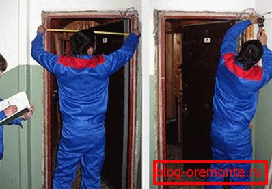 Mesure de porte comment mesurer la porte d'entrée