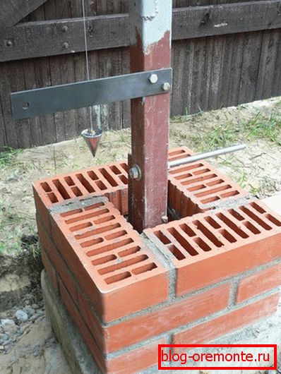 Mesurer la perpendiculaire pour installer le poteau Mesurer la perpendiculaire pour installer le poteau