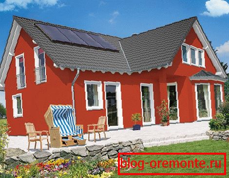 Peinture rouge
