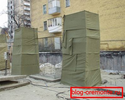 La méthode de création de colonnes utilisant teplyak ou thermos
