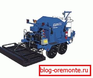 Installation mobile pour le profilage thermique de l'asphalte. Installation mobile pour le profilage thermique de l'asphalte.