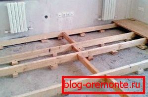 Installation de planches en bois Installation de planches en bois