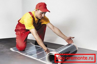 Installation de plancher de film
