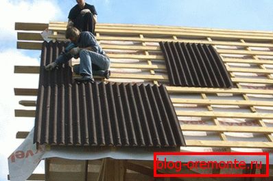 Montage du miroitement sur l'Obrestake