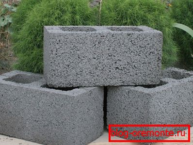 Sur la photo - la modification la plus populaire des blocs d'argile expansée Sur la photo - la modification la plus populaire des blocs d'argile expansée