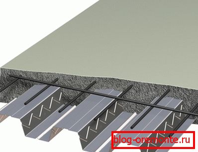 Sur la photo - l'utilisation de profilés d'acier comme armature de béton. Sur la photo - l'utilisation de profilés d'acier comme armature de béton.