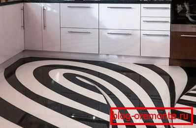 Plancher en vrac на кухне