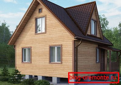 Maison peu coûteuse en bois