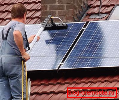 Maintenance des panneaux solaires