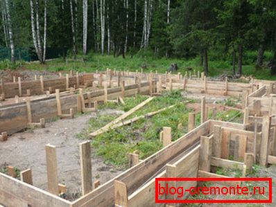 Coffrage sur le chantier Coffrage sur le chantier