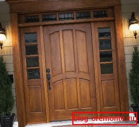 Éclairage de la porte d'entrée