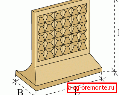 Panneau de béton avec semelle SPO-2