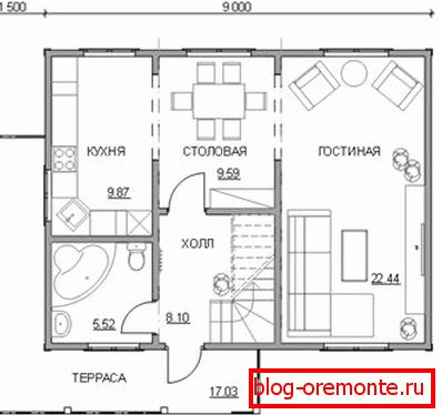 Plan de maison avec terrasse Plan de maison avec terrasse