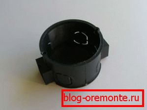 Boîte en plastique pour béton