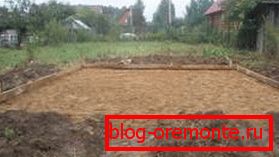 Préparation de la base pour le bétonnage Préparation de la base pour le bétonnage