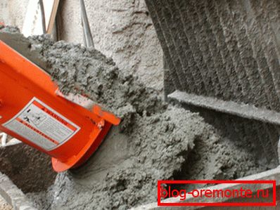 Préparation de la solution de béton de construction. Préparation de la solution de béton de construction.