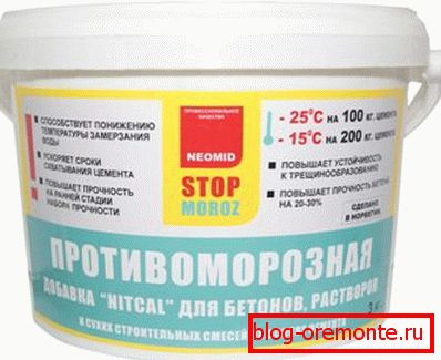 Nitcal additif pour béton et mortier Nitcal additif pour béton et mortier